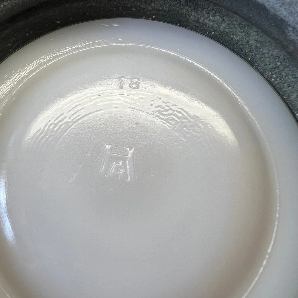 Ball and Atlas‎ Vintage Zinc Canning Jar Lids with Milk Glass Liners Set of 4